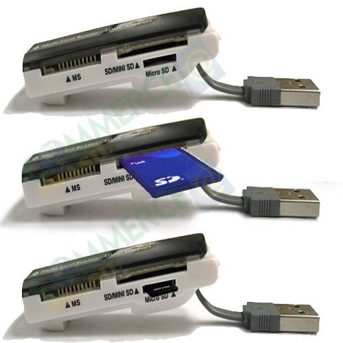 Leitor de Cartão MultiCard Reader SDHC Support USB 2.0/1.1